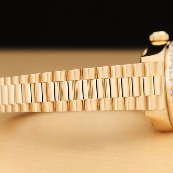 WOW! LADIES ROLEX 1CT++ PRESIDENT RUBY 18KT WITH FULL BOX AND TAG main image 4